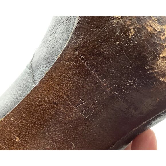 Donald J Pliner Metallic Leather Pointed Toe 3" Heel Slip-On Pumps Women Sz 7.5 - Picture 3 of 10